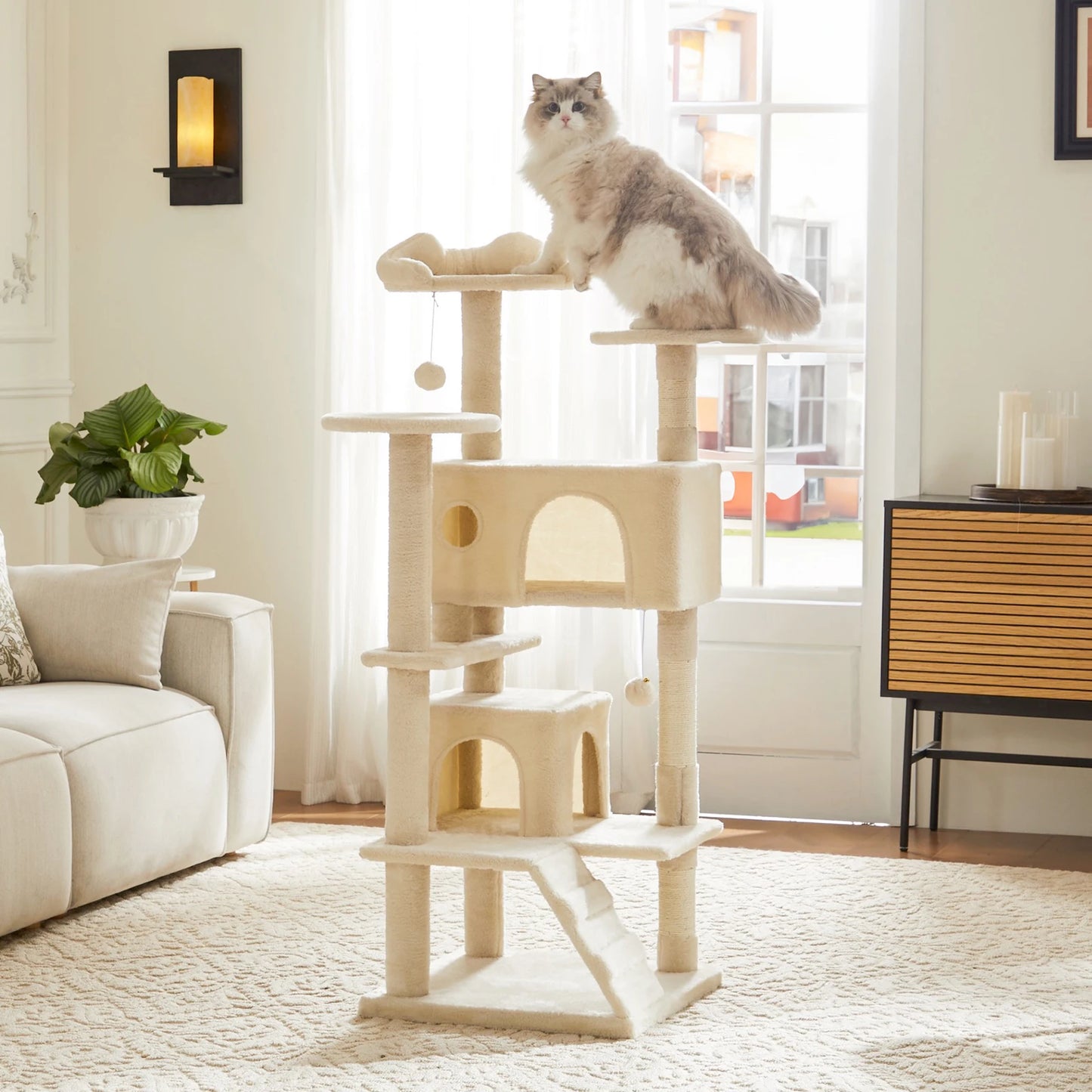Ivory Haven Cat Tower
